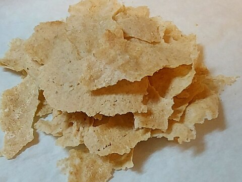 【糖質オフ】オートミール粉化☆コンソメチーズチップ